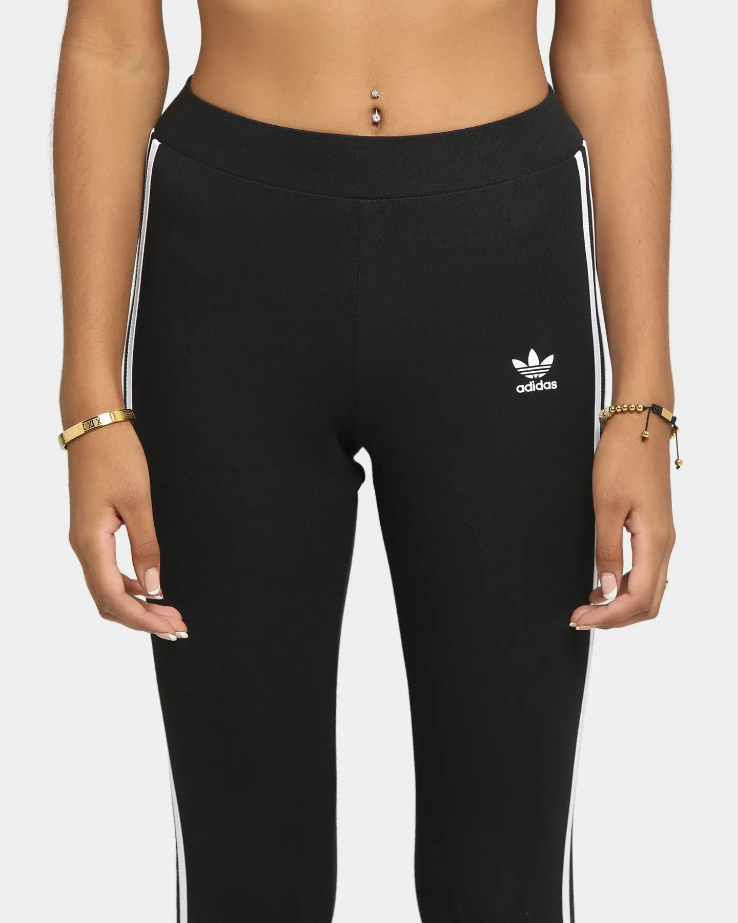 Adidas 3 Stripe Tight Black