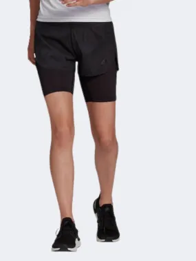 Adidas RUN FAST TWO-IN-ONE WOMEN RUNNING Short Black