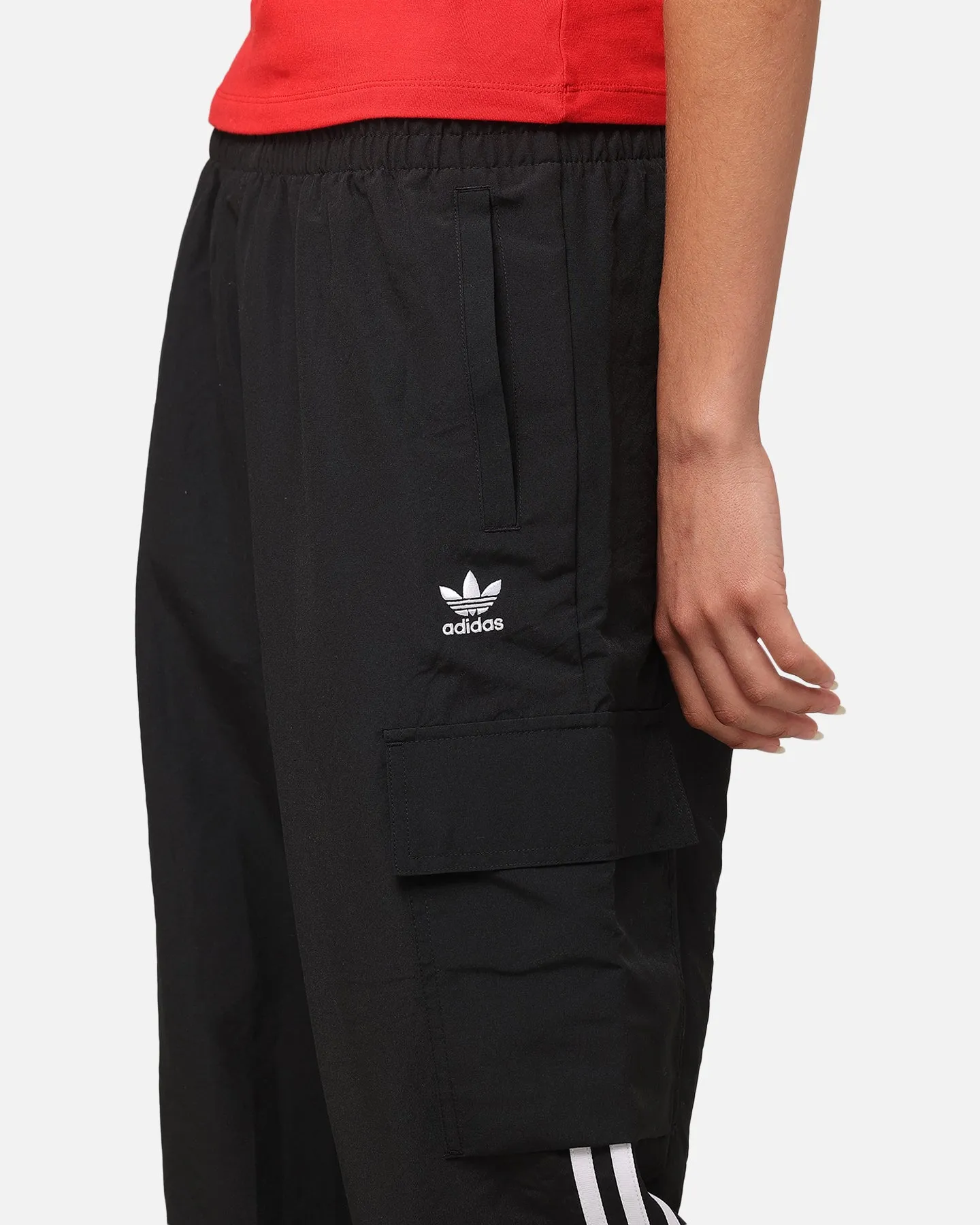 Adidas Women's 3-Stripe Cargo Pants Black