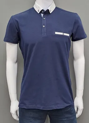 Advise Short Sleeve Polo Shirt 237 - Navy