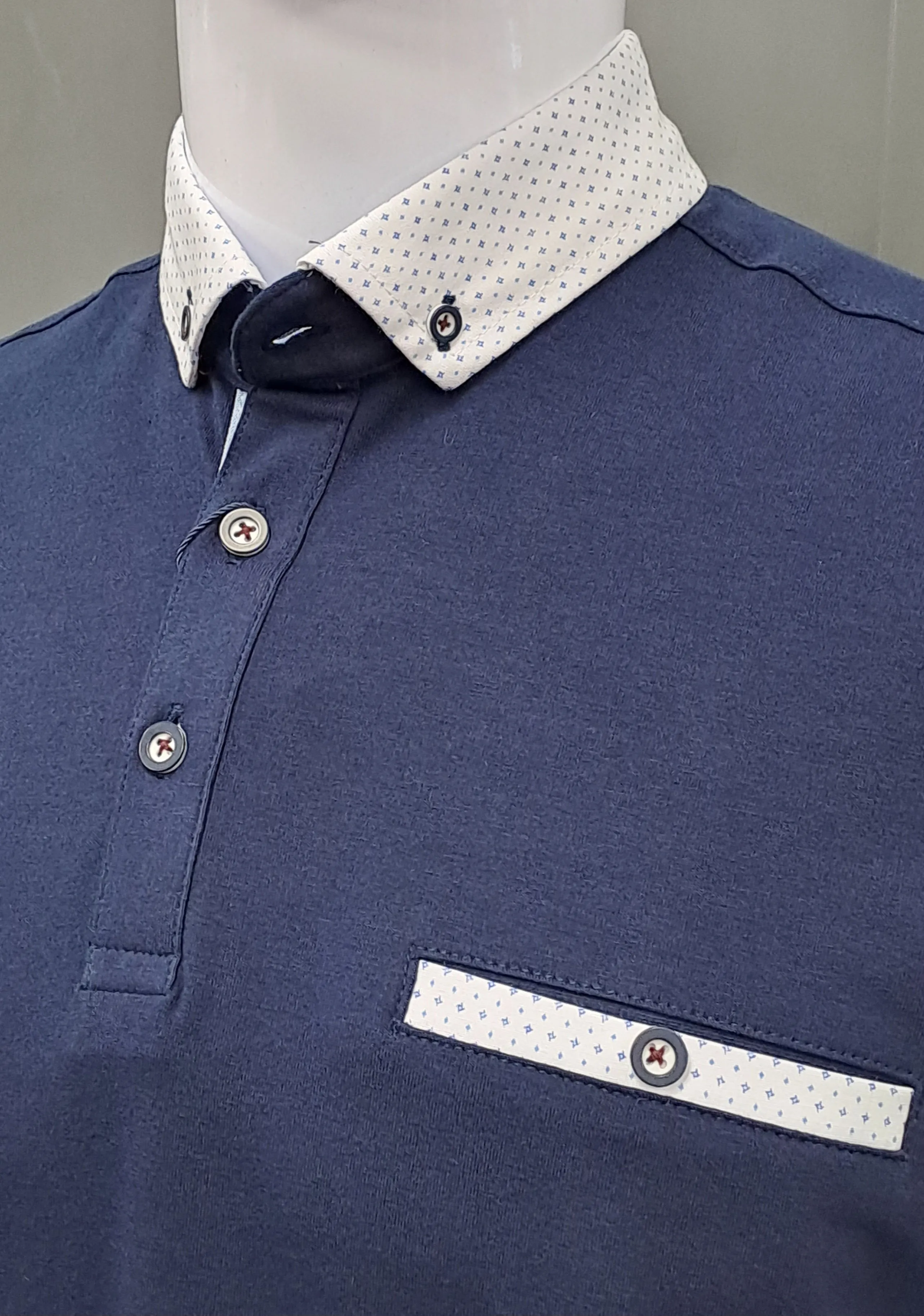 Advise Short Sleeve Polo Shirt 237 - Navy