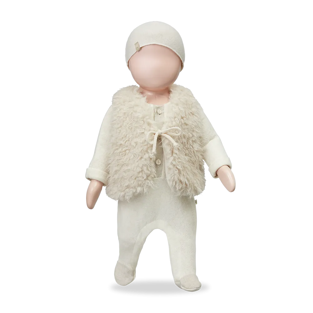 Ariadna Teddy Fleece Baby Gilet Vest