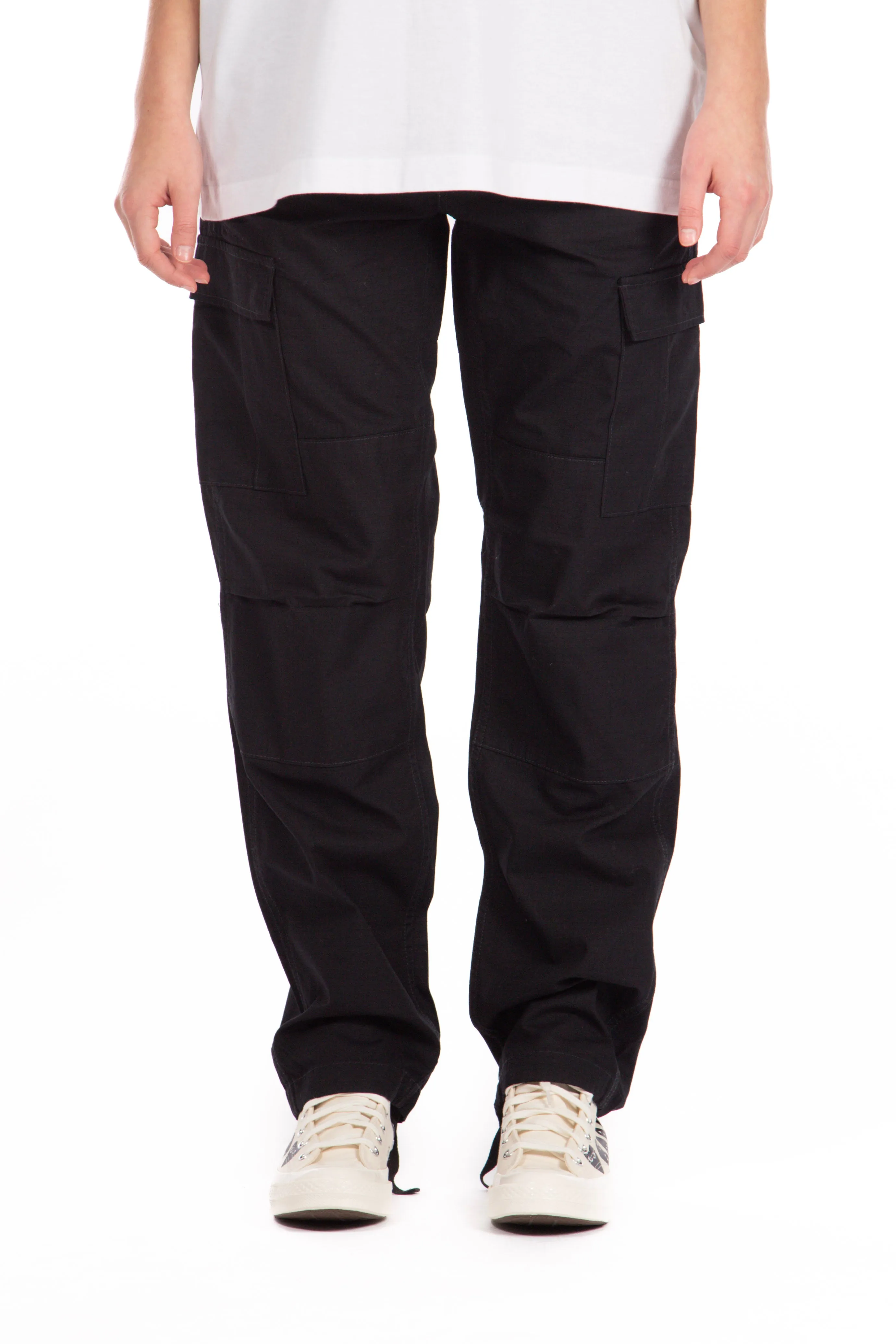 Aviation Pant Black Rinsed