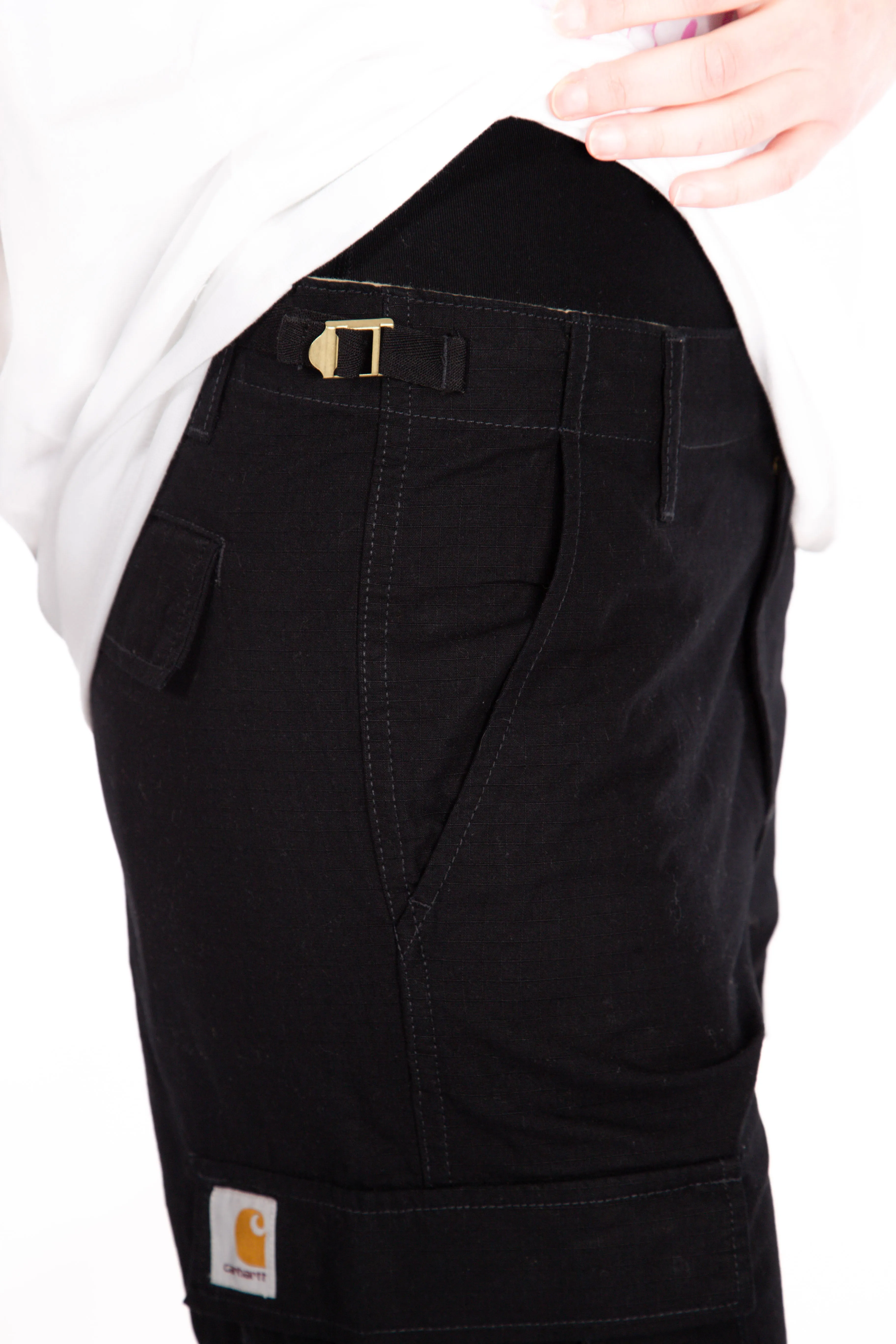 Aviation Pant Black Rinsed