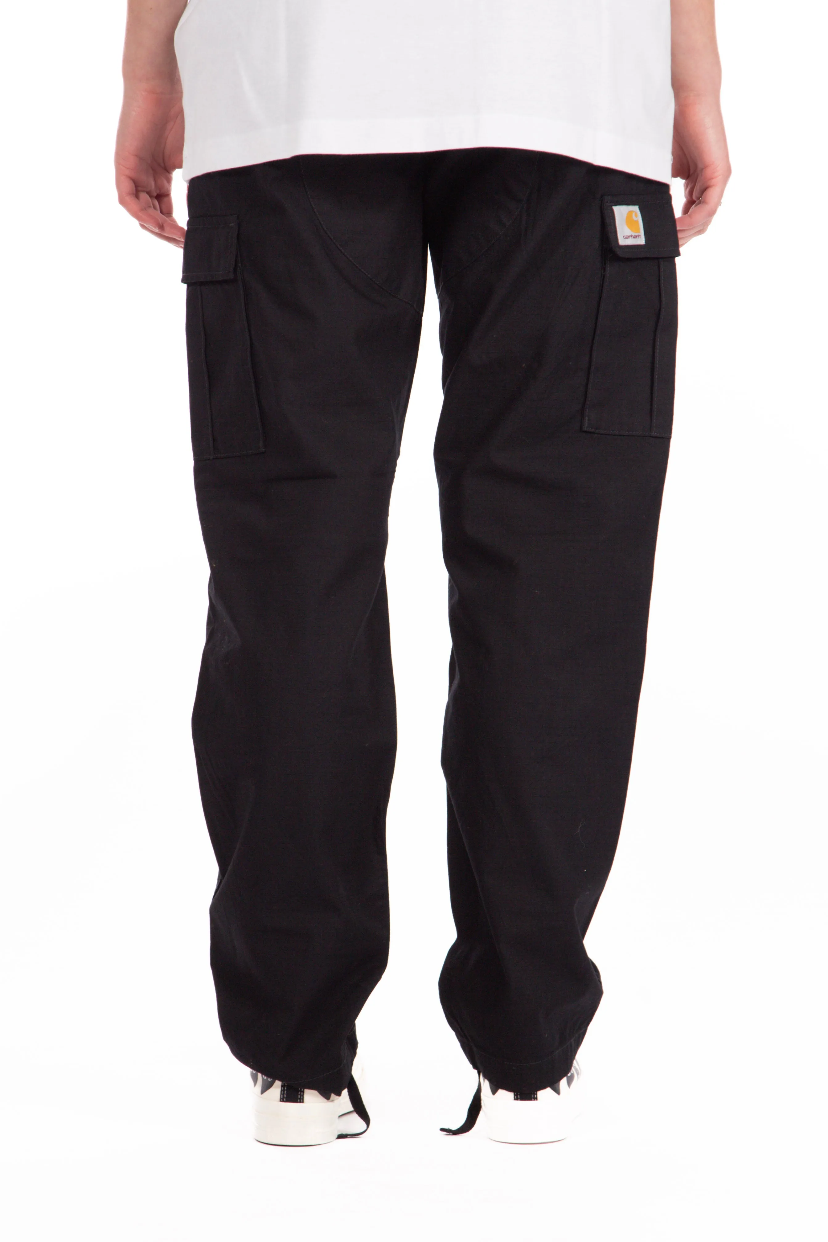 Aviation Pant Black Rinsed