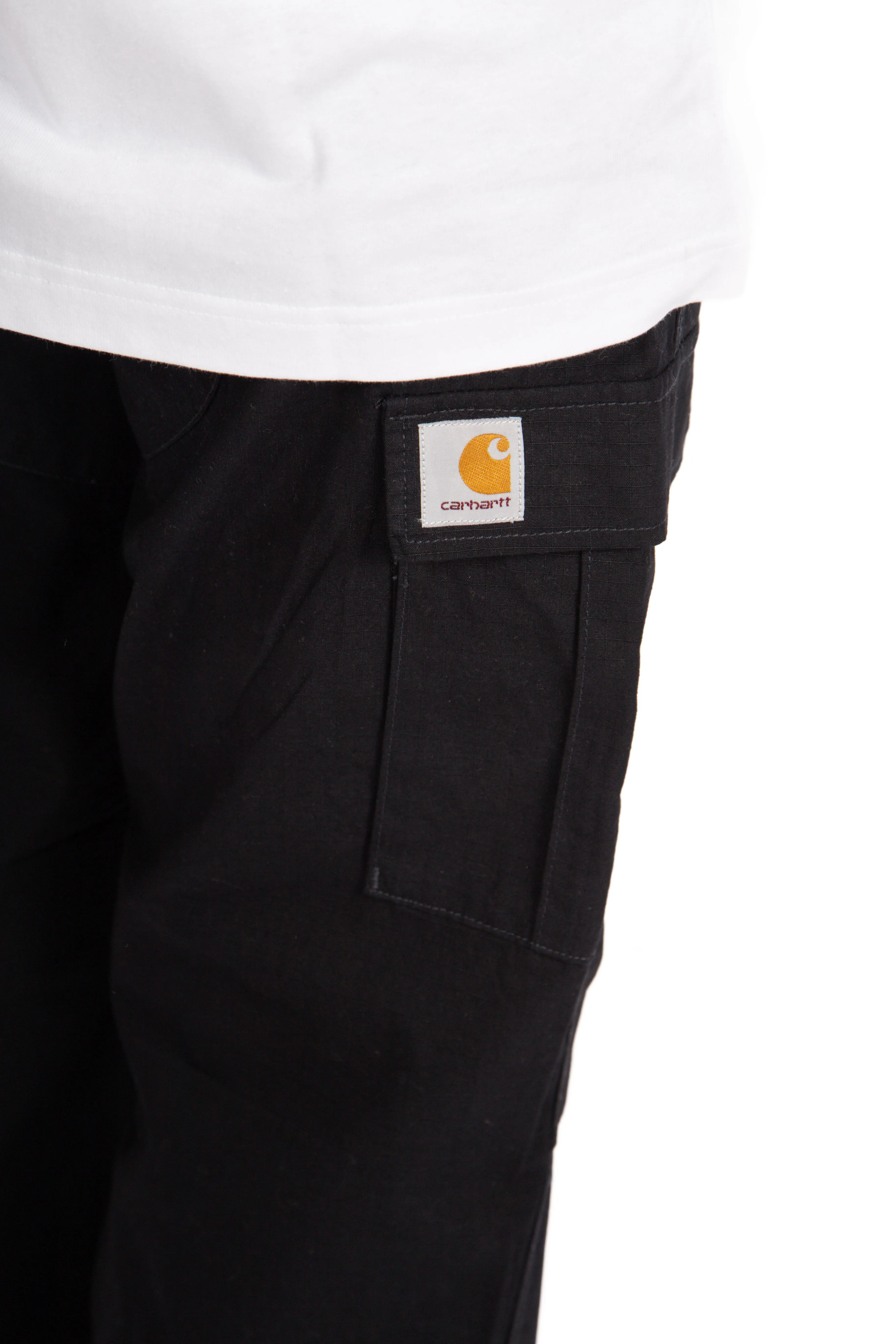 Aviation Pant Black Rinsed