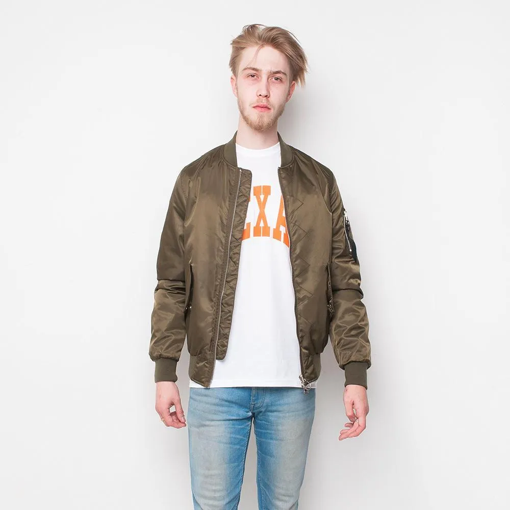 Bellfield - Khaki Bomber - Mens Jacket - Khaki