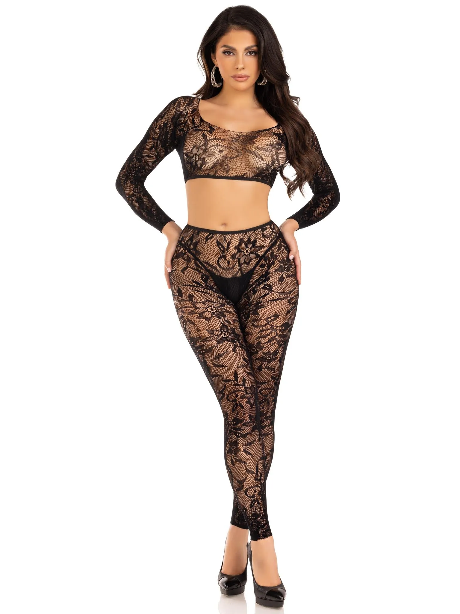 Body Count Crop Top and Tights Set