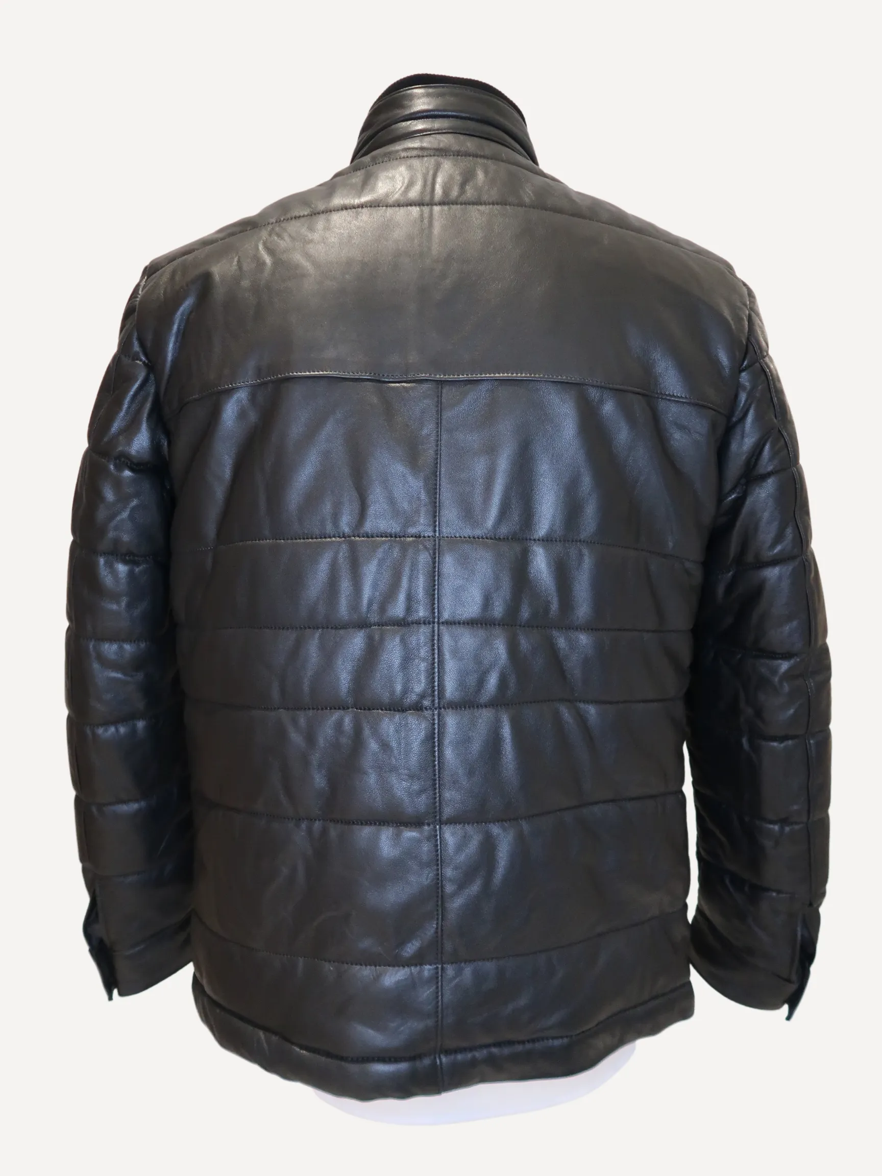 Bomber Leather W/Collar