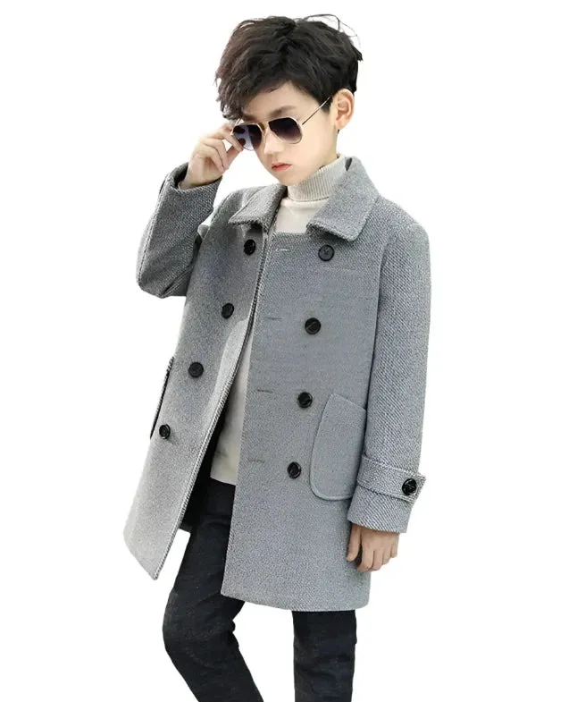 Button Wool Coat