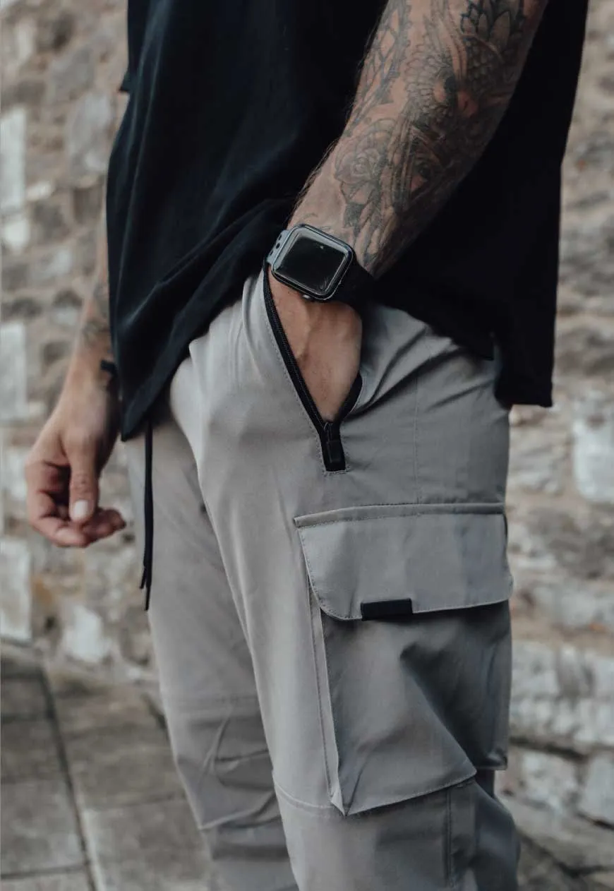 CARGO PANTS - GREY