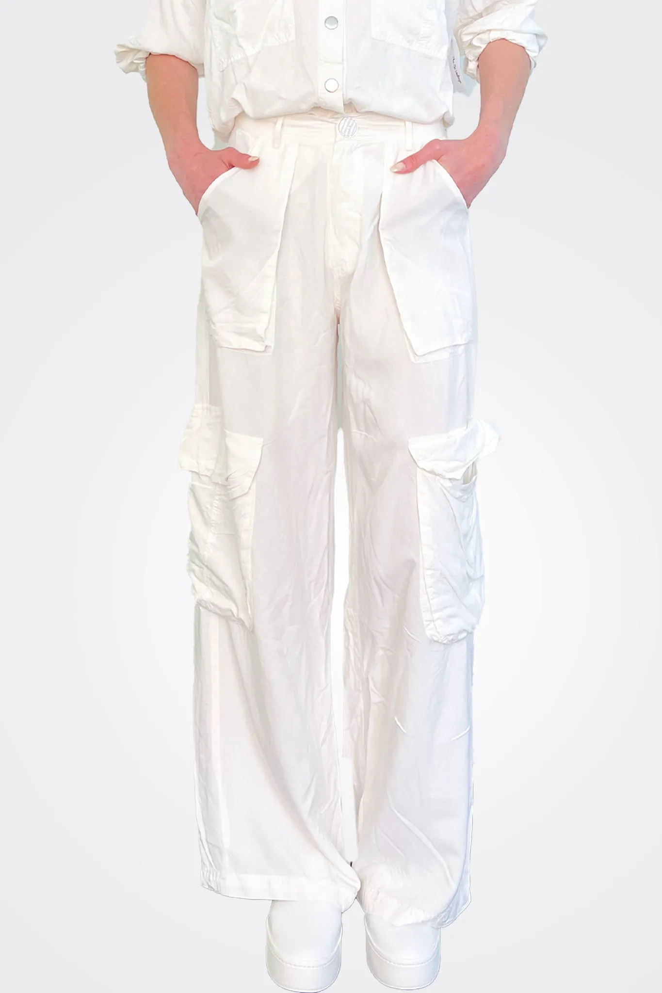 Cargo Pants - White