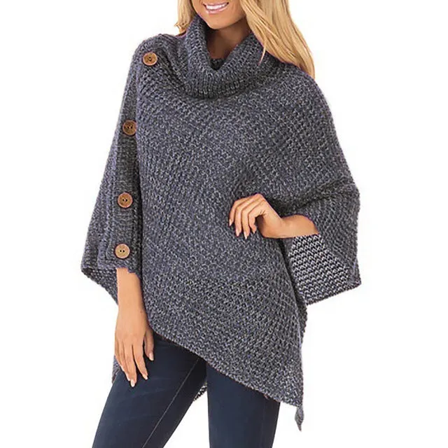 Casual Knitted Turtleneck Warm Winter Sweater