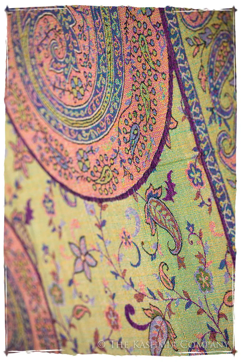 Clelia Paisley Reversible Kashmir Wool Scarf