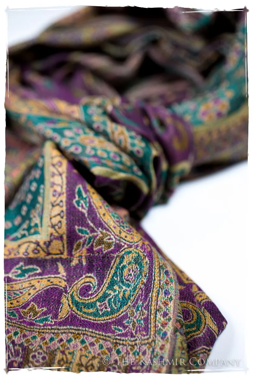 Clelia Paisley Reversible Kashmir Wool Scarf