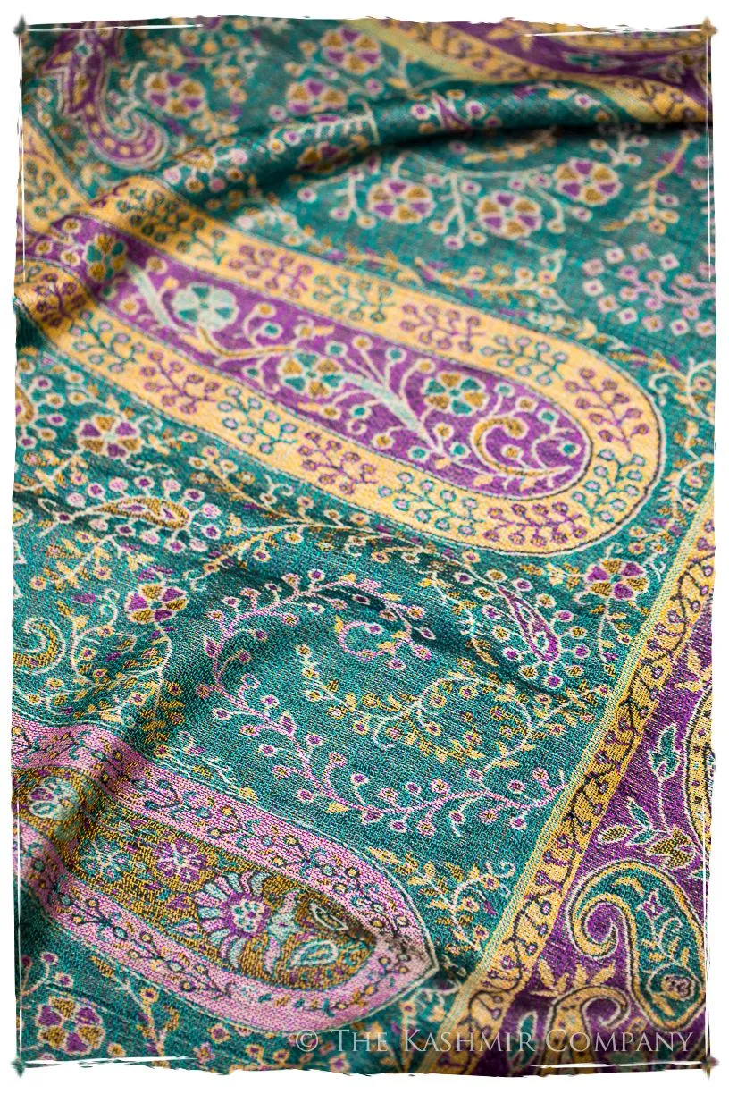 Clelia Paisley Reversible Kashmir Wool Scarf