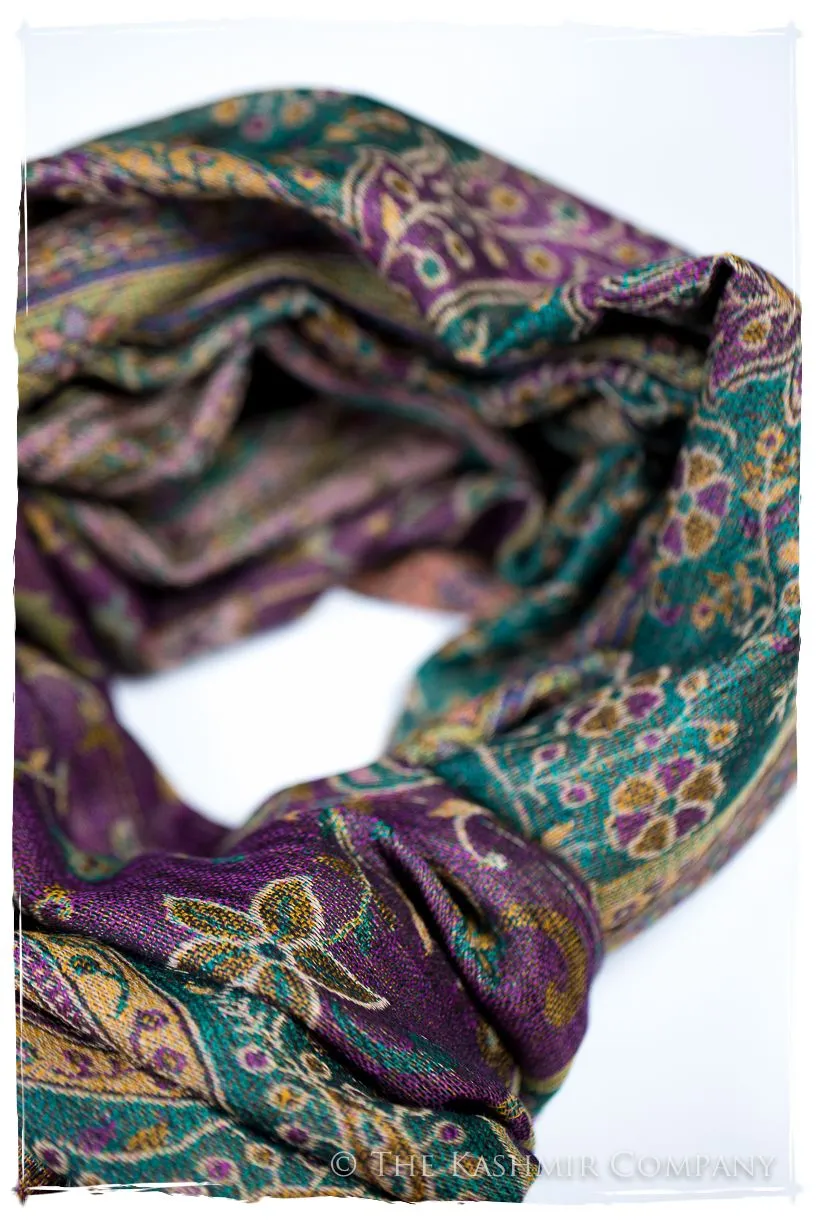 Clelia Paisley Reversible Kashmir Wool Scarf