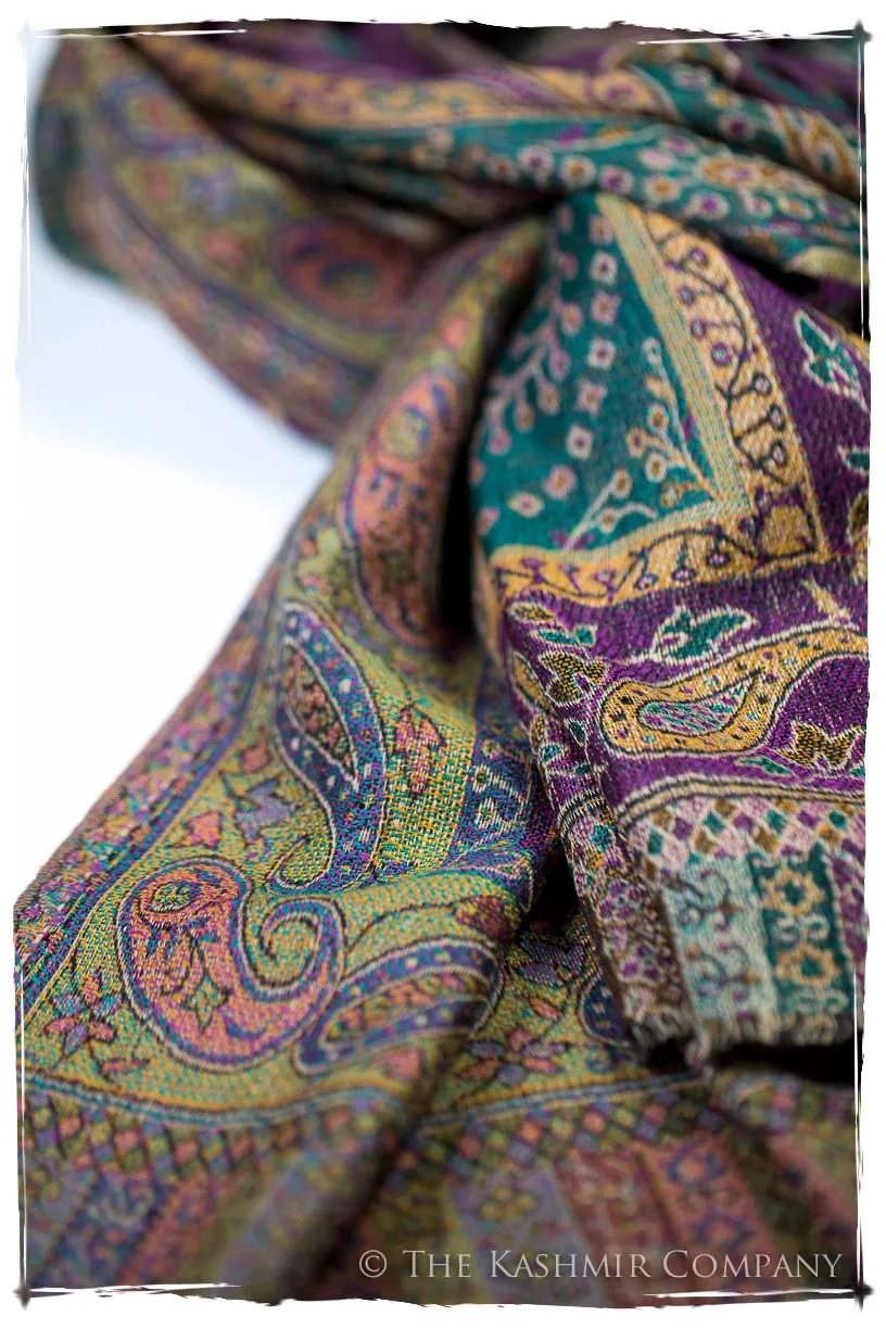 Clelia Paisley Reversible Kashmir Wool Scarf