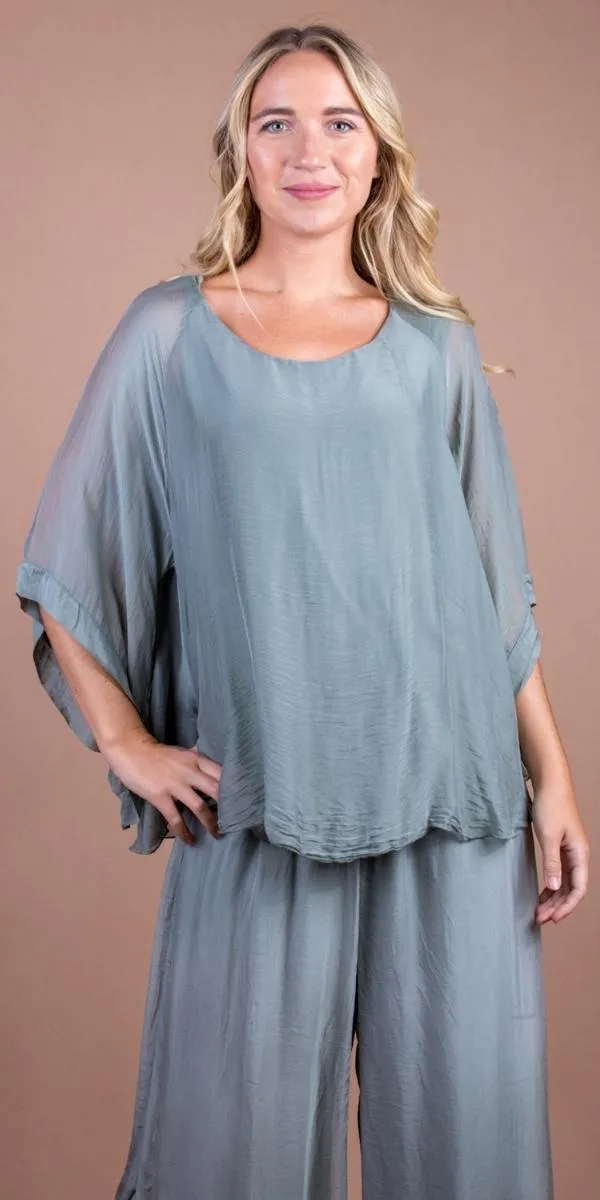 Coletta Silk Top