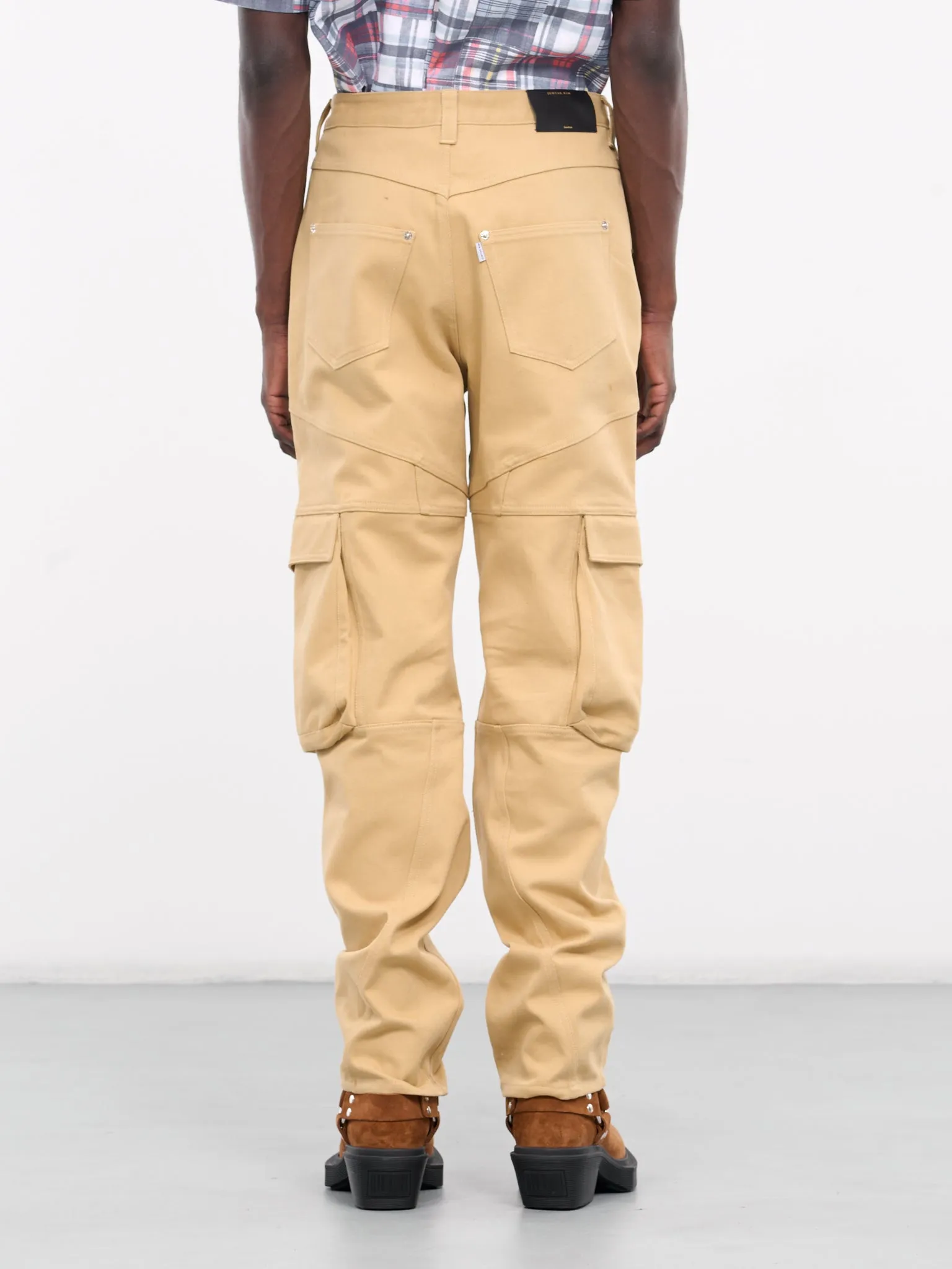 Corset Cargo Trousers (T03-BEIGE)