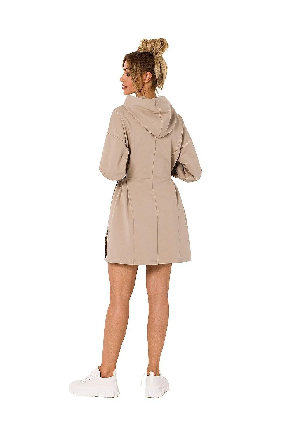 Cozy Hooded Mini Dress Tunic