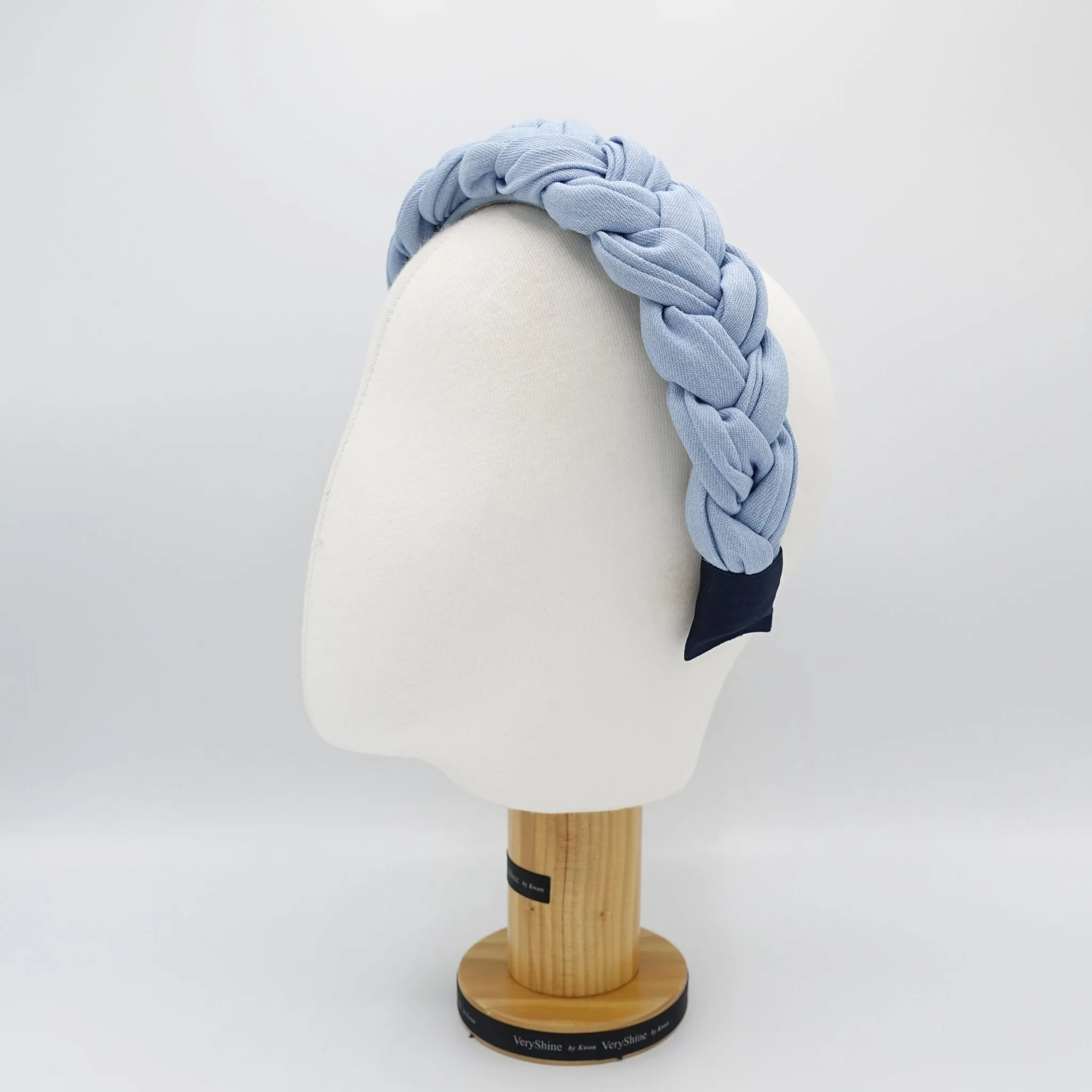 denim braided headband stylish casual hairband