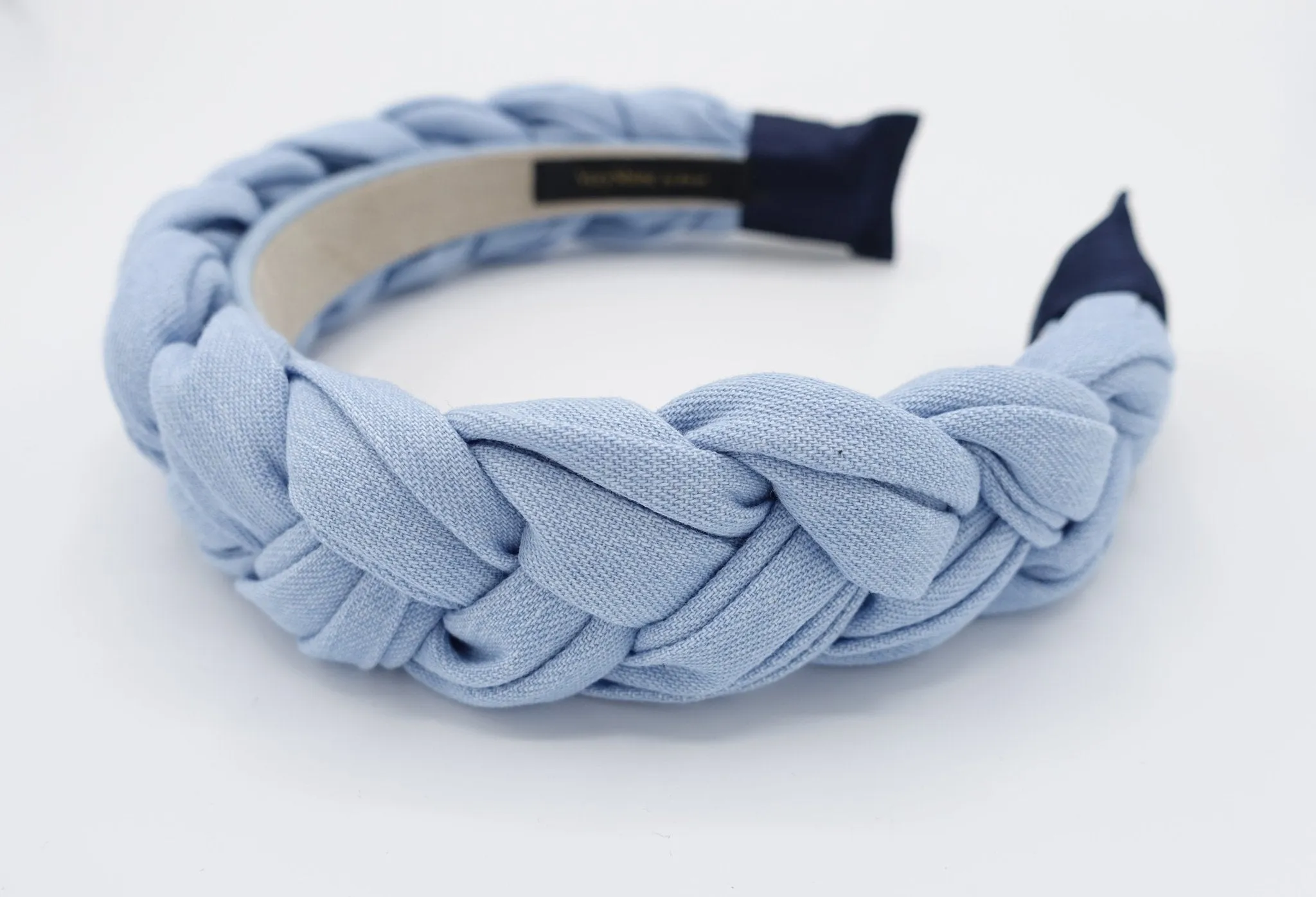 denim braided headband stylish casual hairband