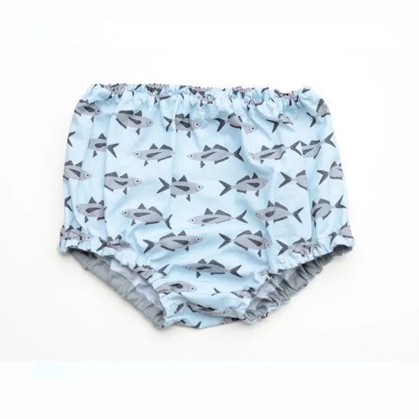 Don Fisher Light Blue Fish Culotte