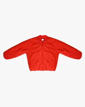 EPTM CAPITAL CROPPED BOMBER-RED