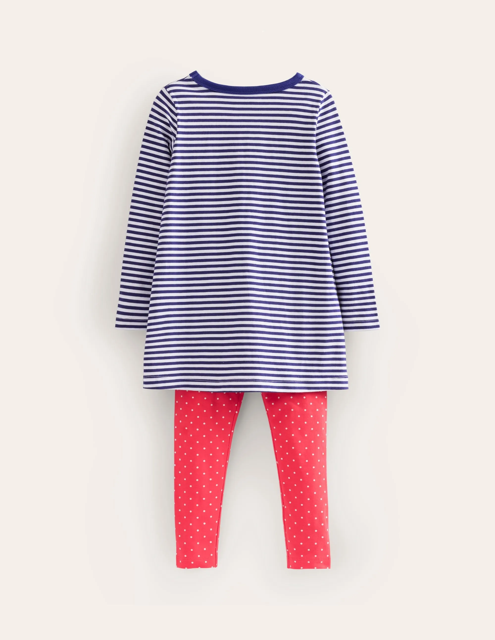 Fun Tunic and Legging set-Starboard/Ivory Stripe