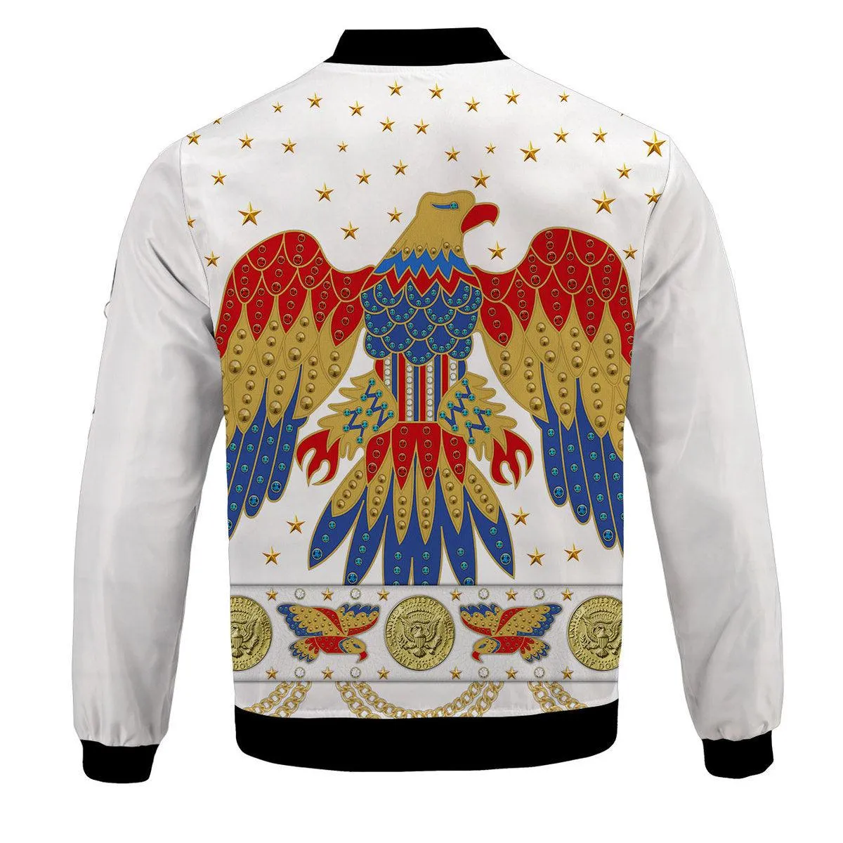 Gearhomie Elvis Eagle Bomber Jacket