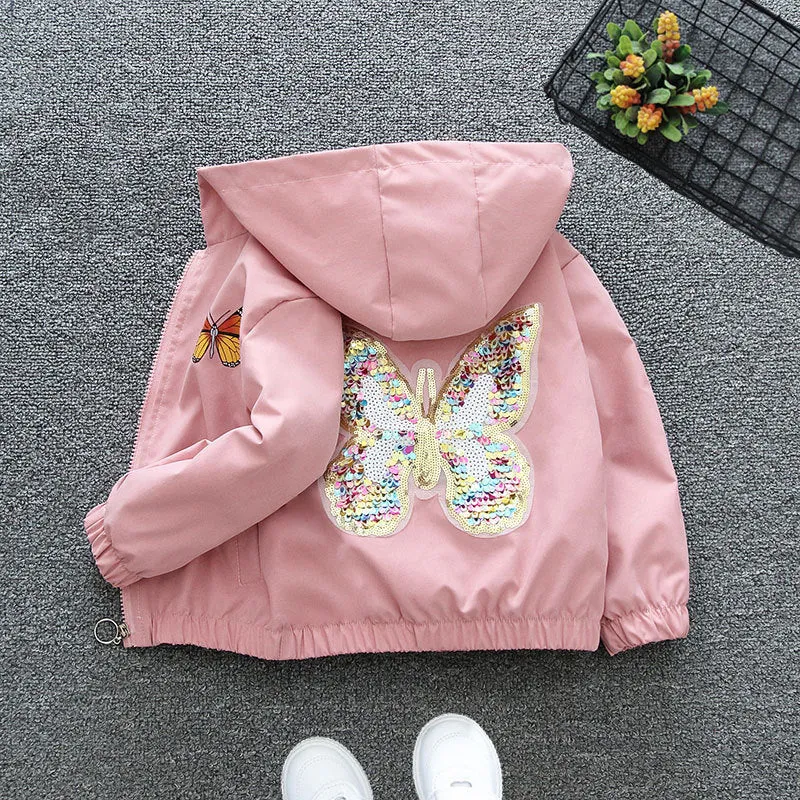 Girl All-Match Coat Spring and Autumn Thin Fashion Hoodie