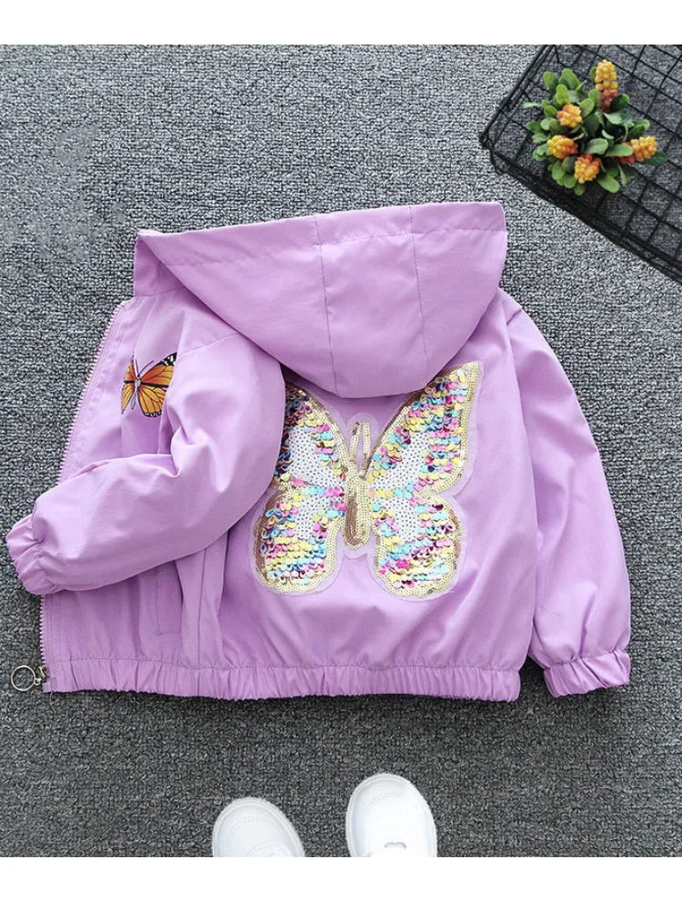 Girl All-Match Coat Spring and Autumn Thin Fashion Hoodie