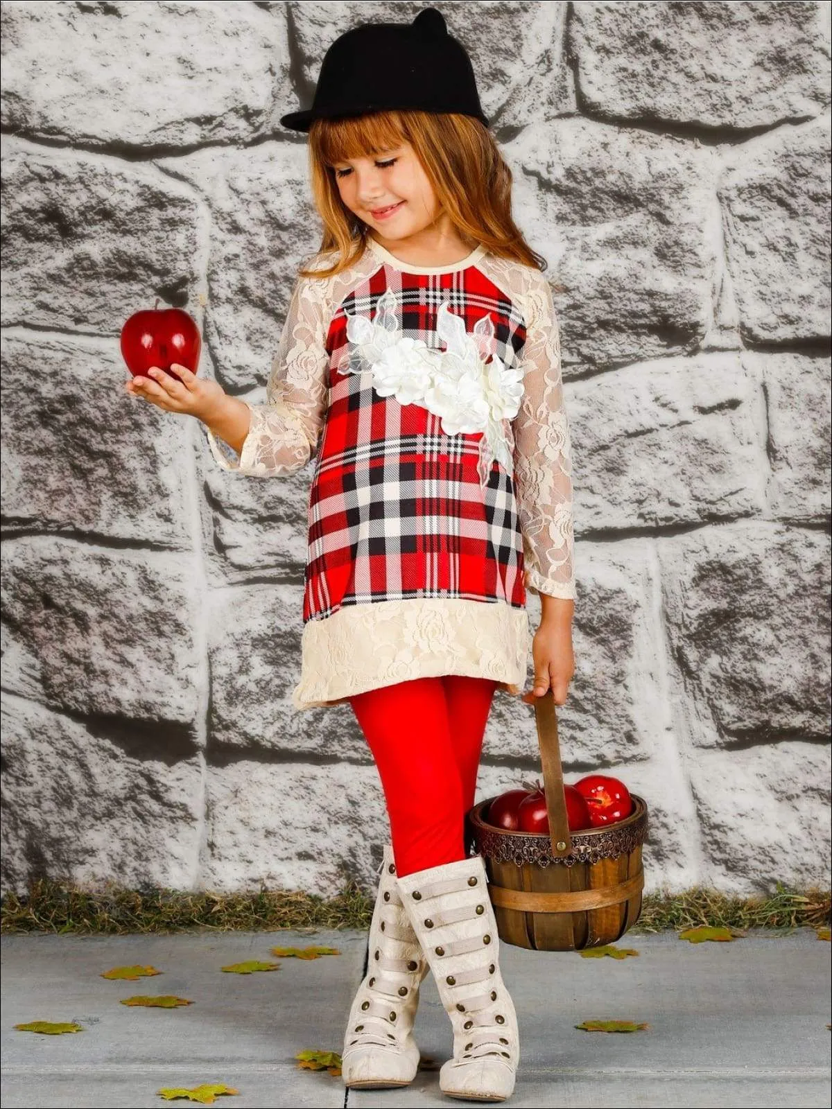 Girls Classic Beauty Tunic and Legging Set