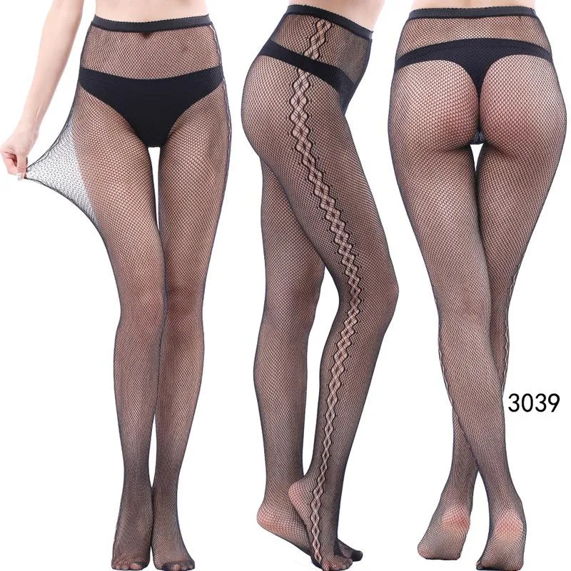 High waist fishnet tights stockings