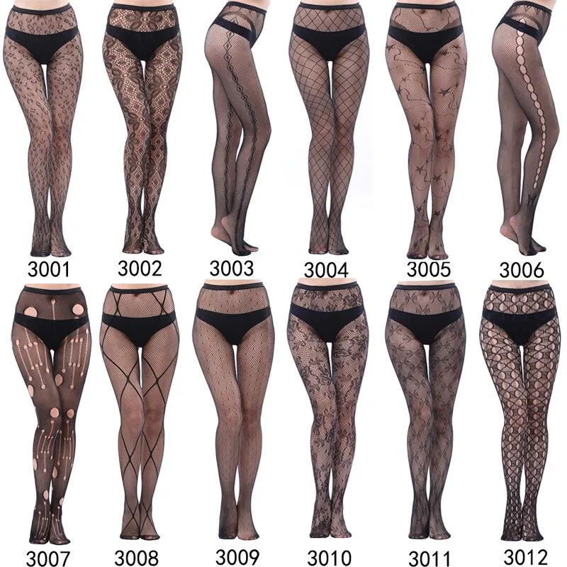 High waist fishnet tights stockings