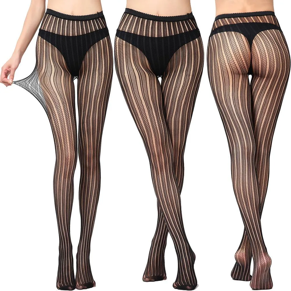 High waist fishnet tights stockings