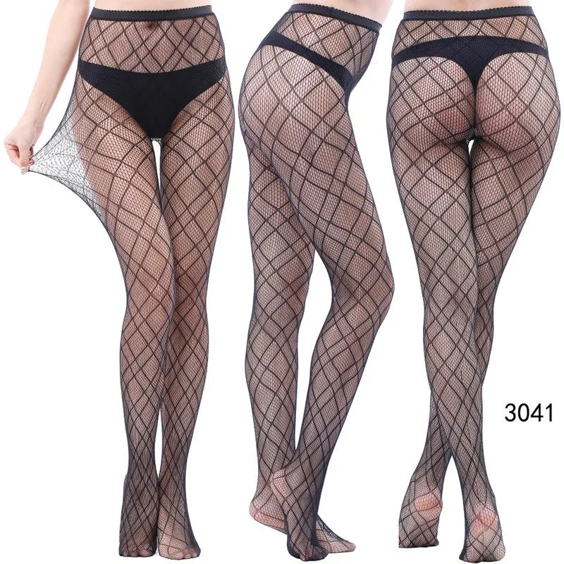 High waist fishnet tights stockings