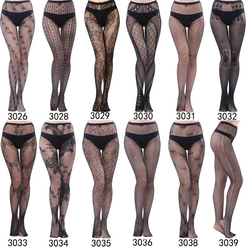 High waist fishnet tights stockings