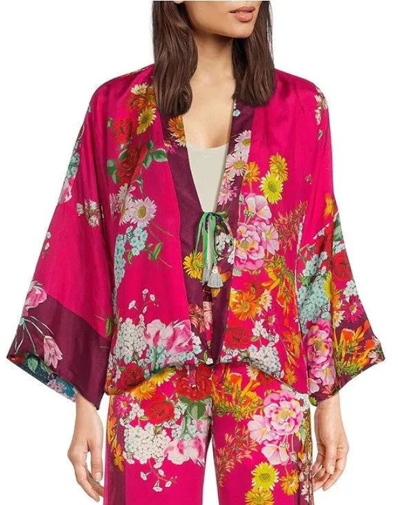 JOHNNY WAS - Rose Makenna (Reversible) Kimono - MULTICOLOURED