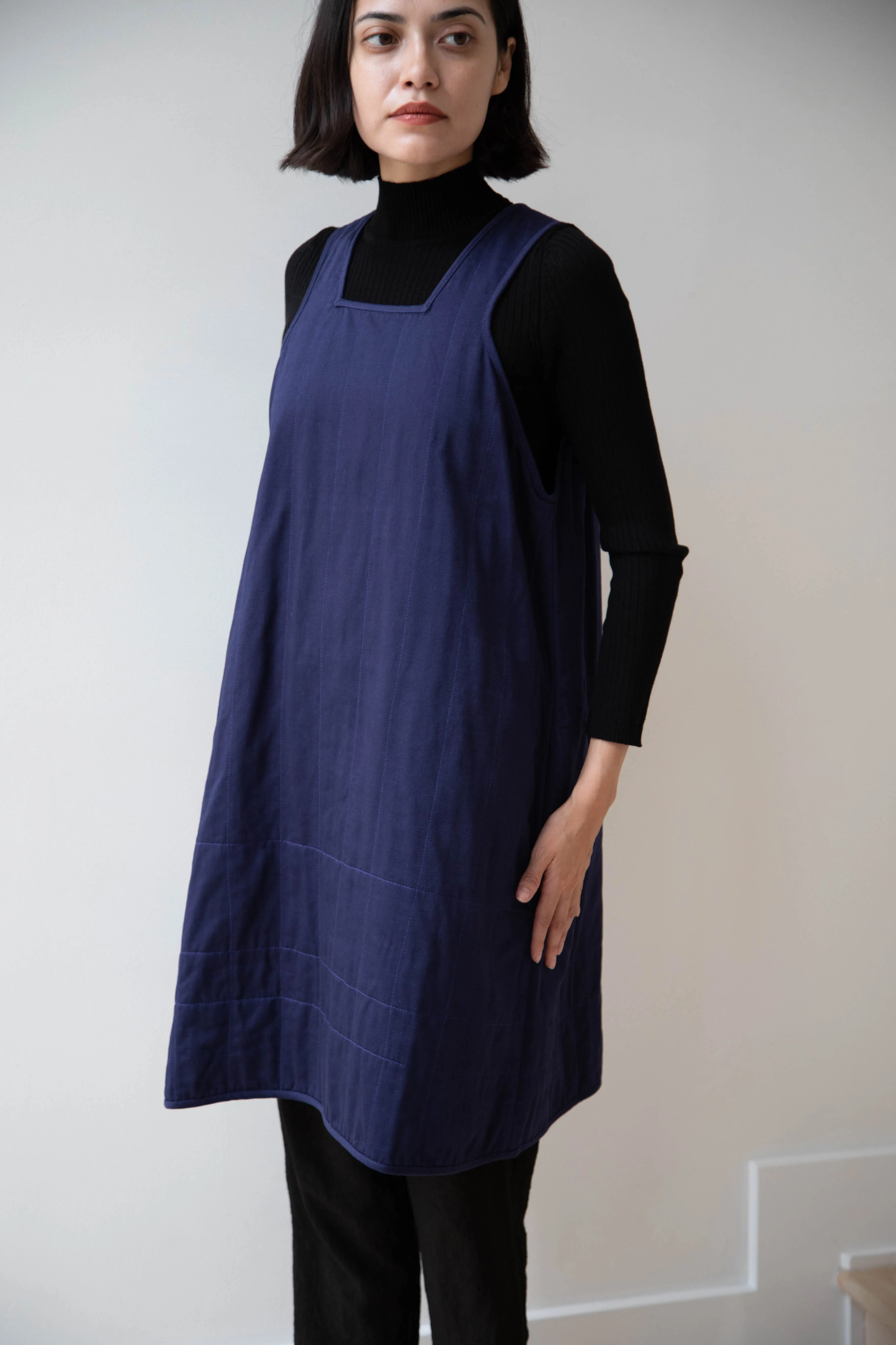 Khadi & Co. | Turmeric Dress in Indigo