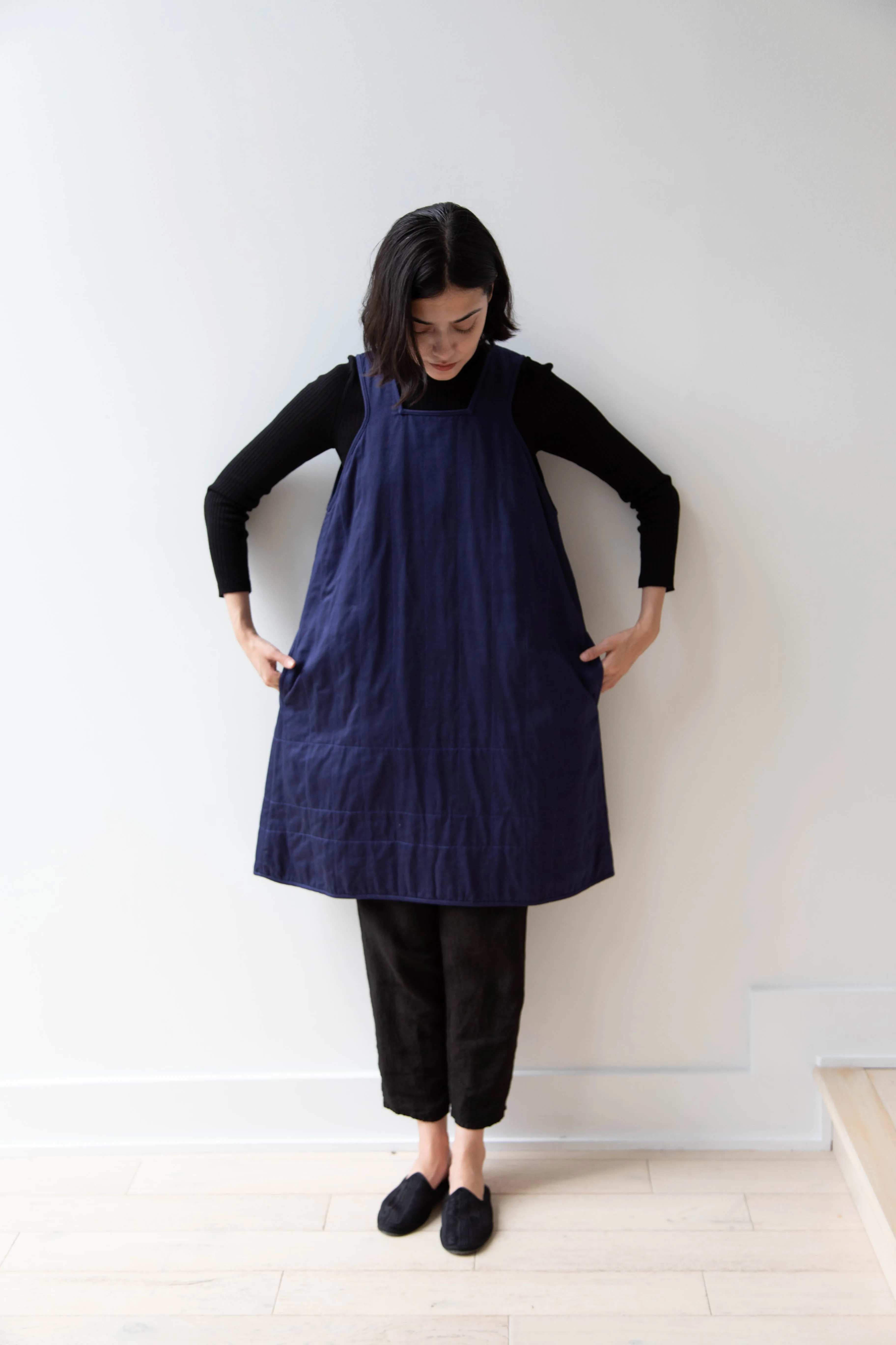 Khadi & Co. | Turmeric Dress in Indigo