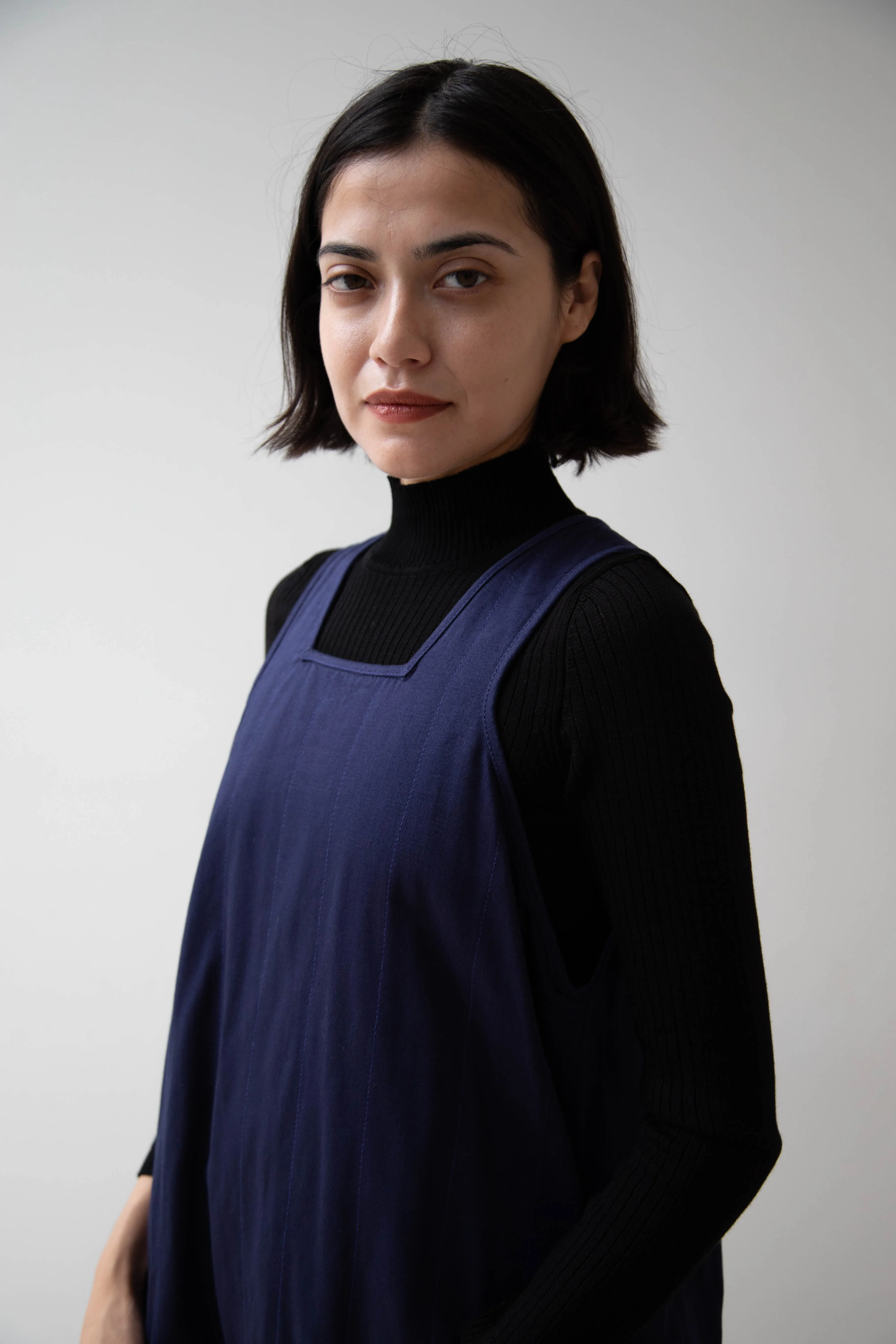 Khadi & Co. | Turmeric Dress in Indigo