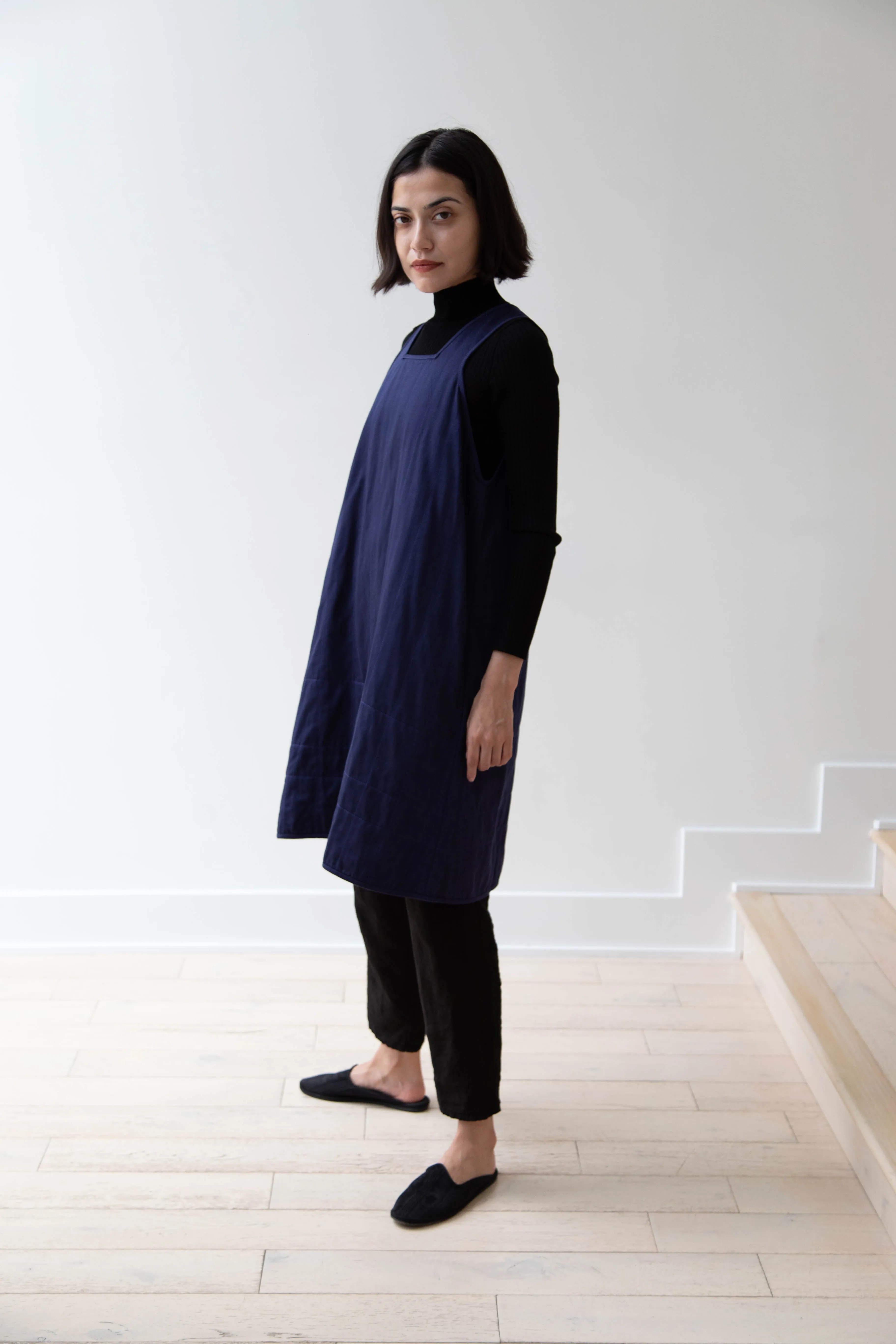 Khadi & Co. | Turmeric Dress in Indigo