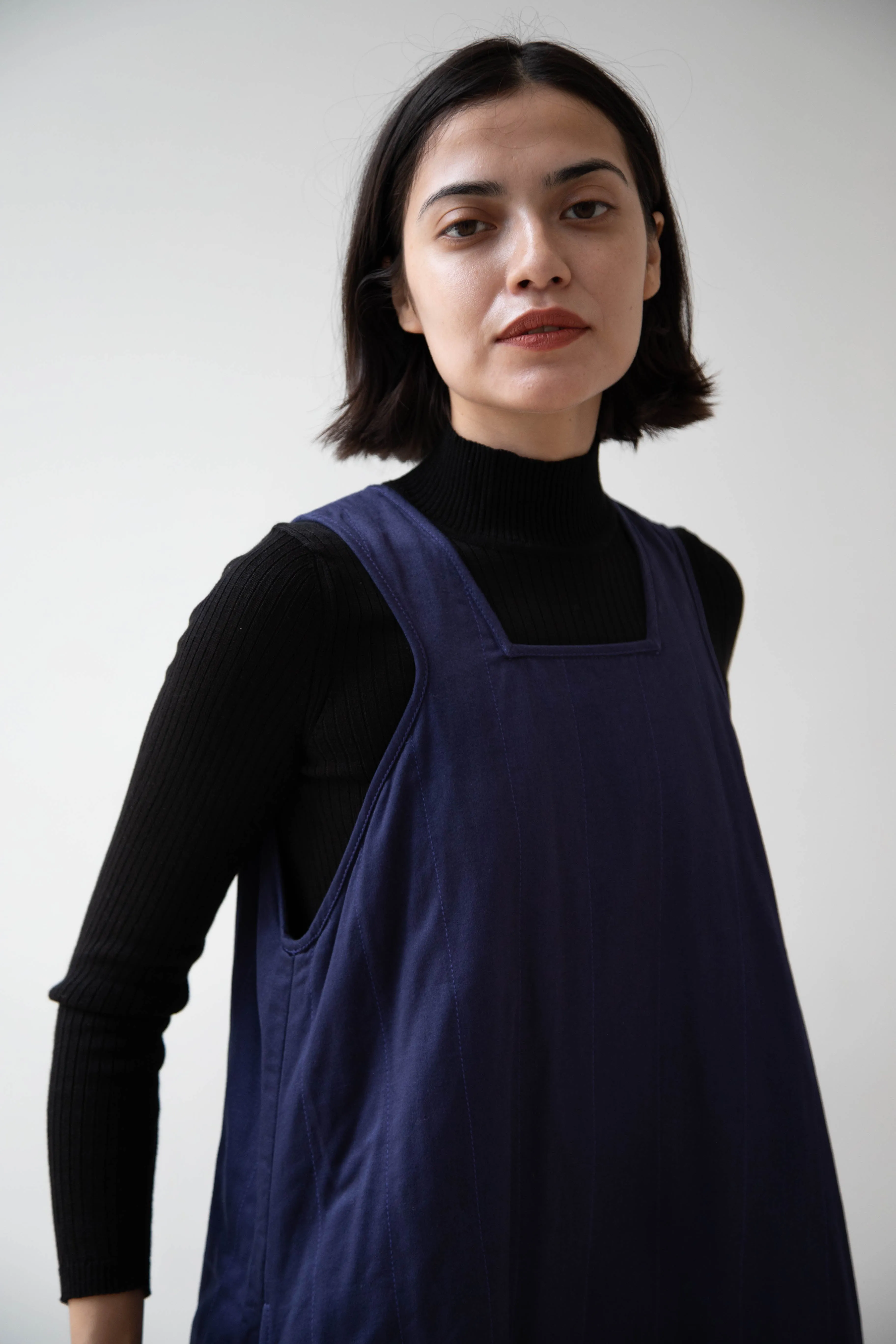 Khadi & Co. | Turmeric Dress in Indigo