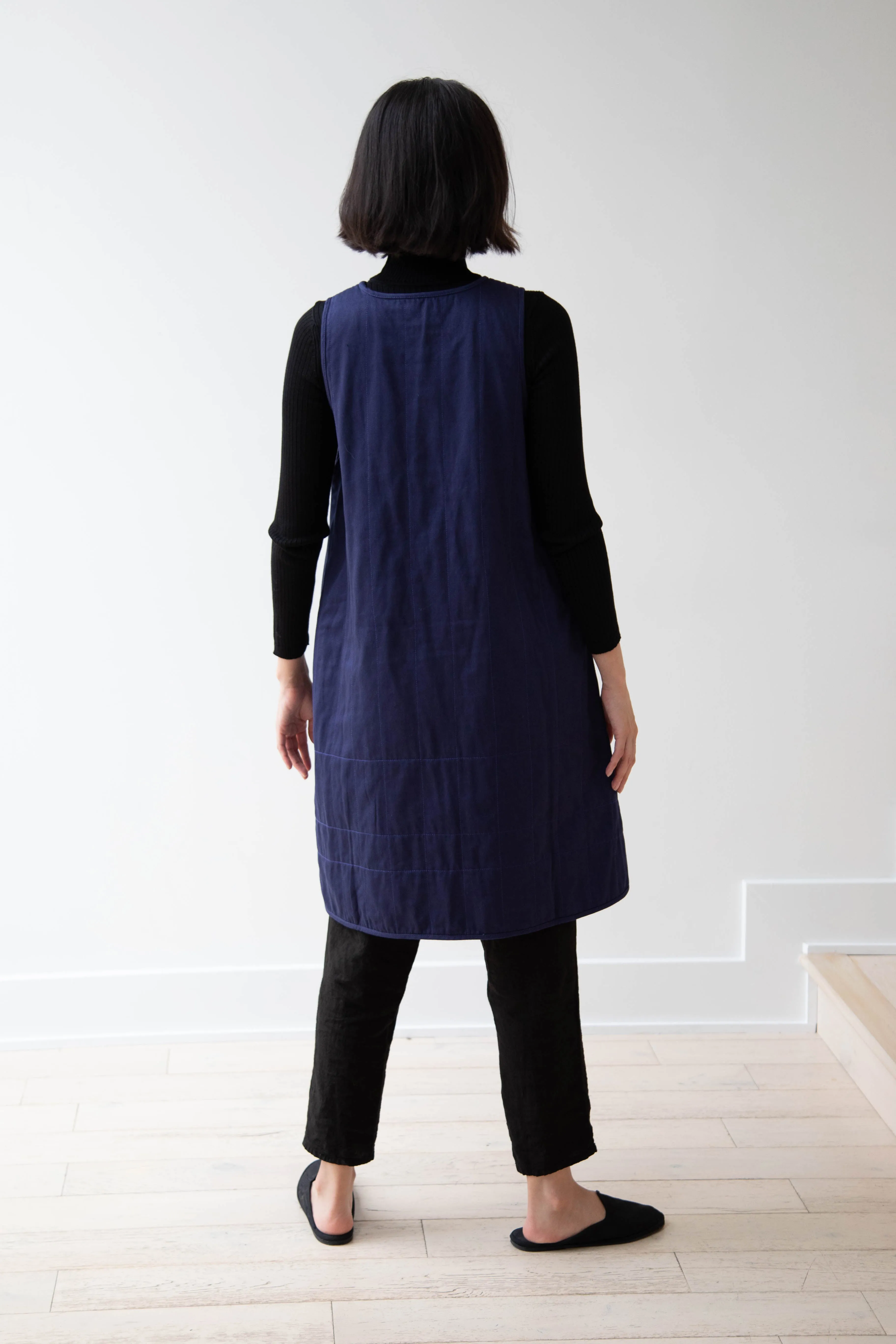 Khadi & Co. | Turmeric Dress in Indigo