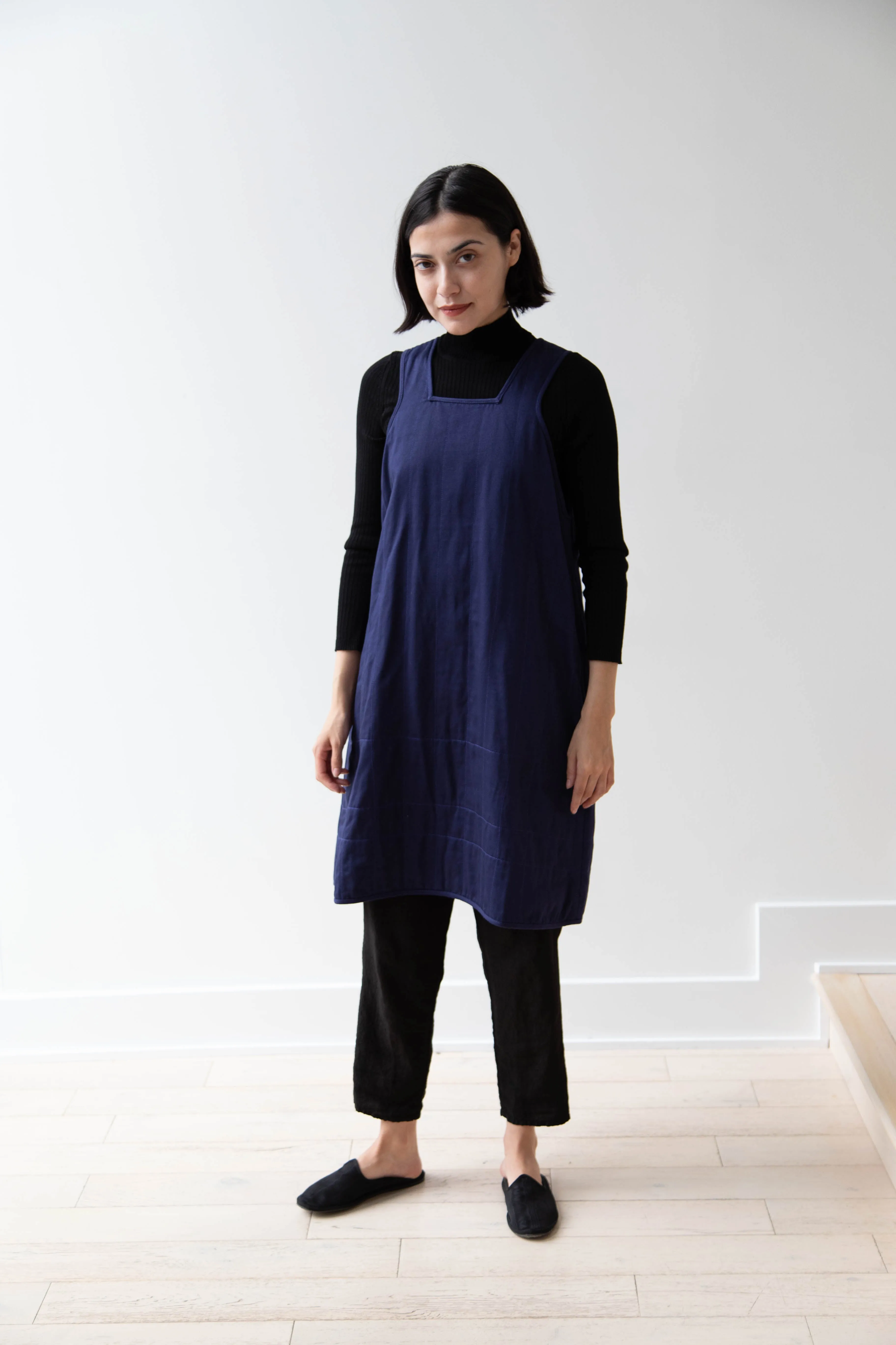 Khadi & Co. | Turmeric Dress in Indigo