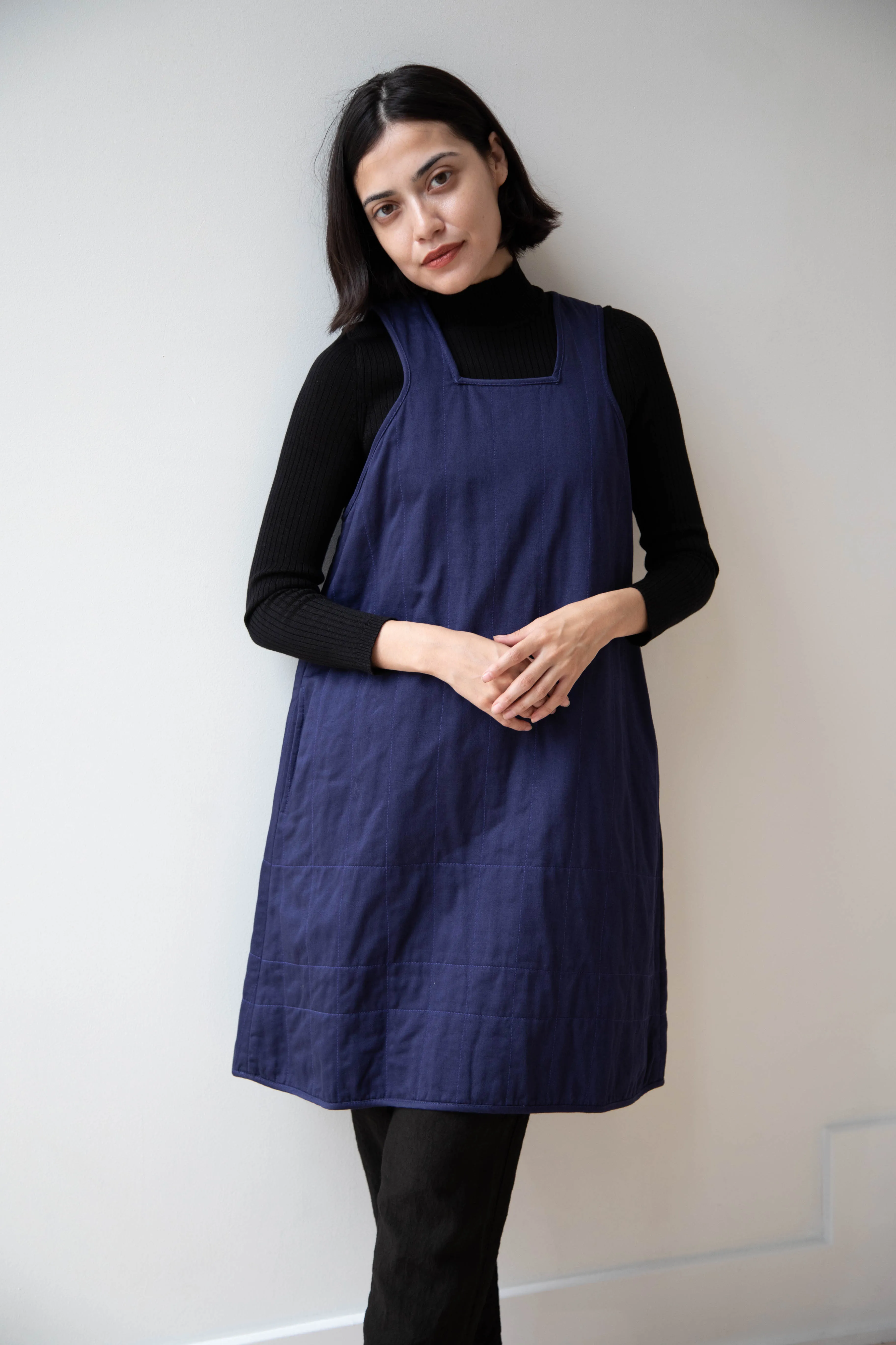 Khadi & Co. | Turmeric Dress in Indigo