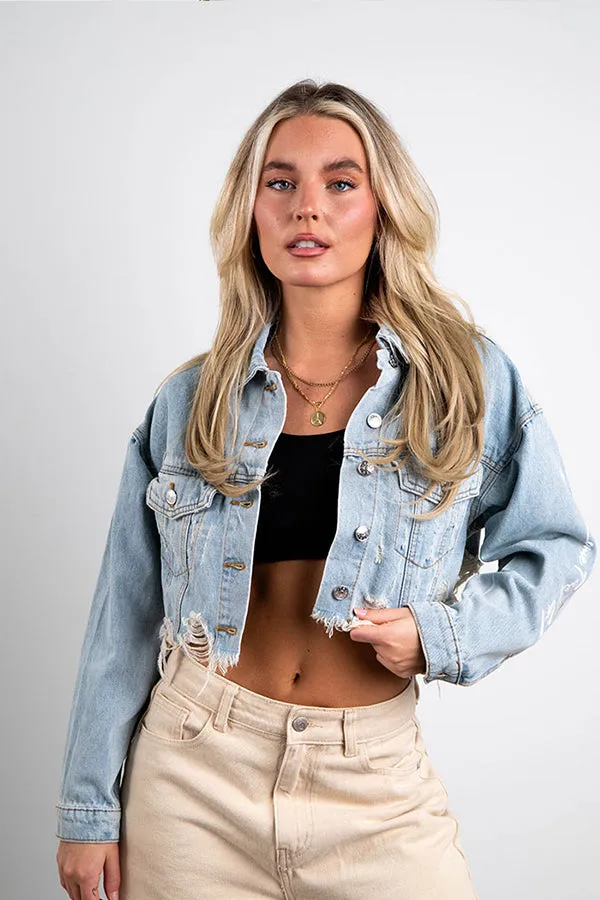 Know Your Power Jean Jacket | Blue