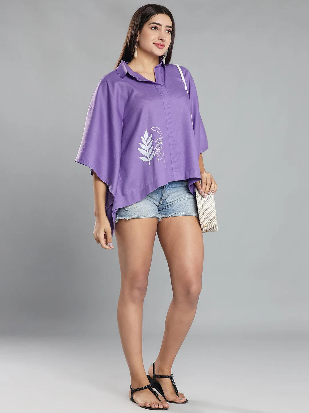 Lavender Kaftan Top - MotherNature